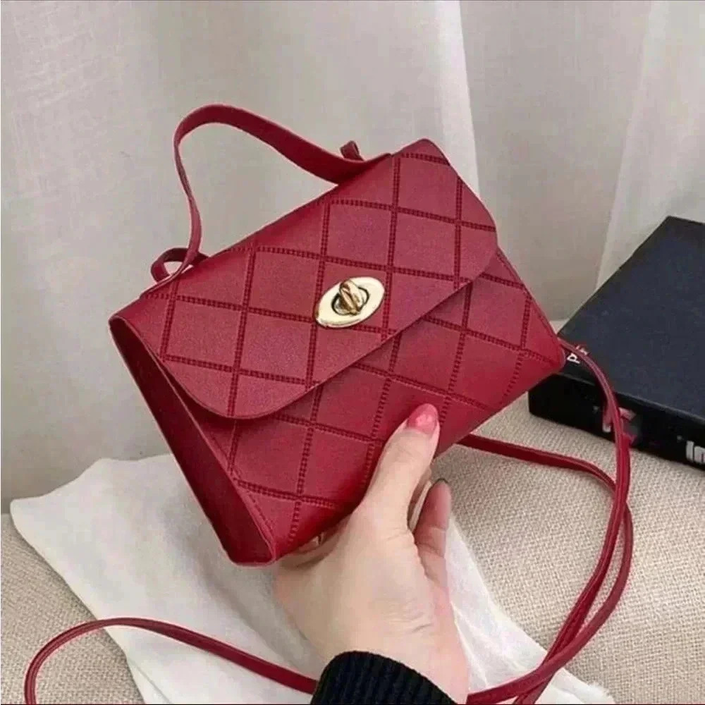 ⚠️Clearance Small Messenger Crossbody Bag White / Pink / Black / Brown / Red - Picture 7 of 11